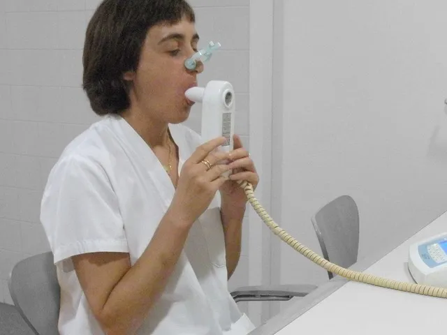 Munkavállaló légzésfunkciós (spirometriás) vizsgálaton vesz részt
